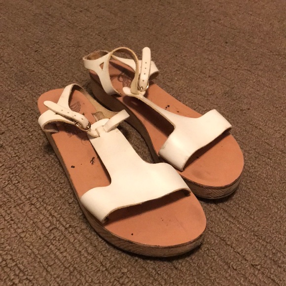 white sandals - Picture 1 of 5